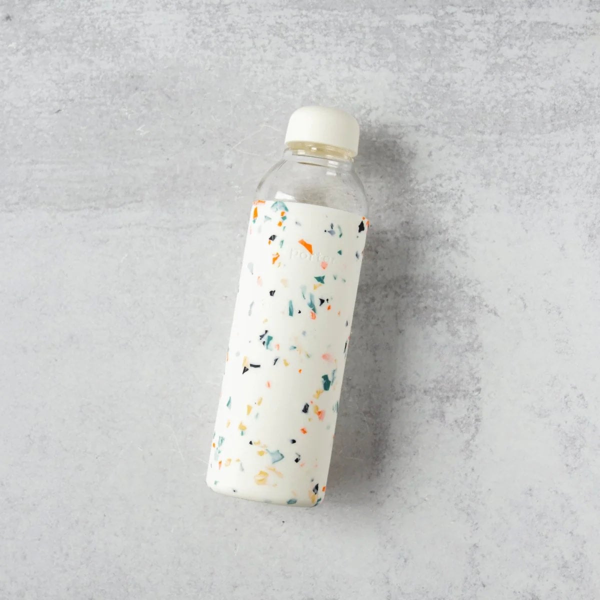 Terrazo Cream Reusable Glass Water Bottle – Details Lancaster