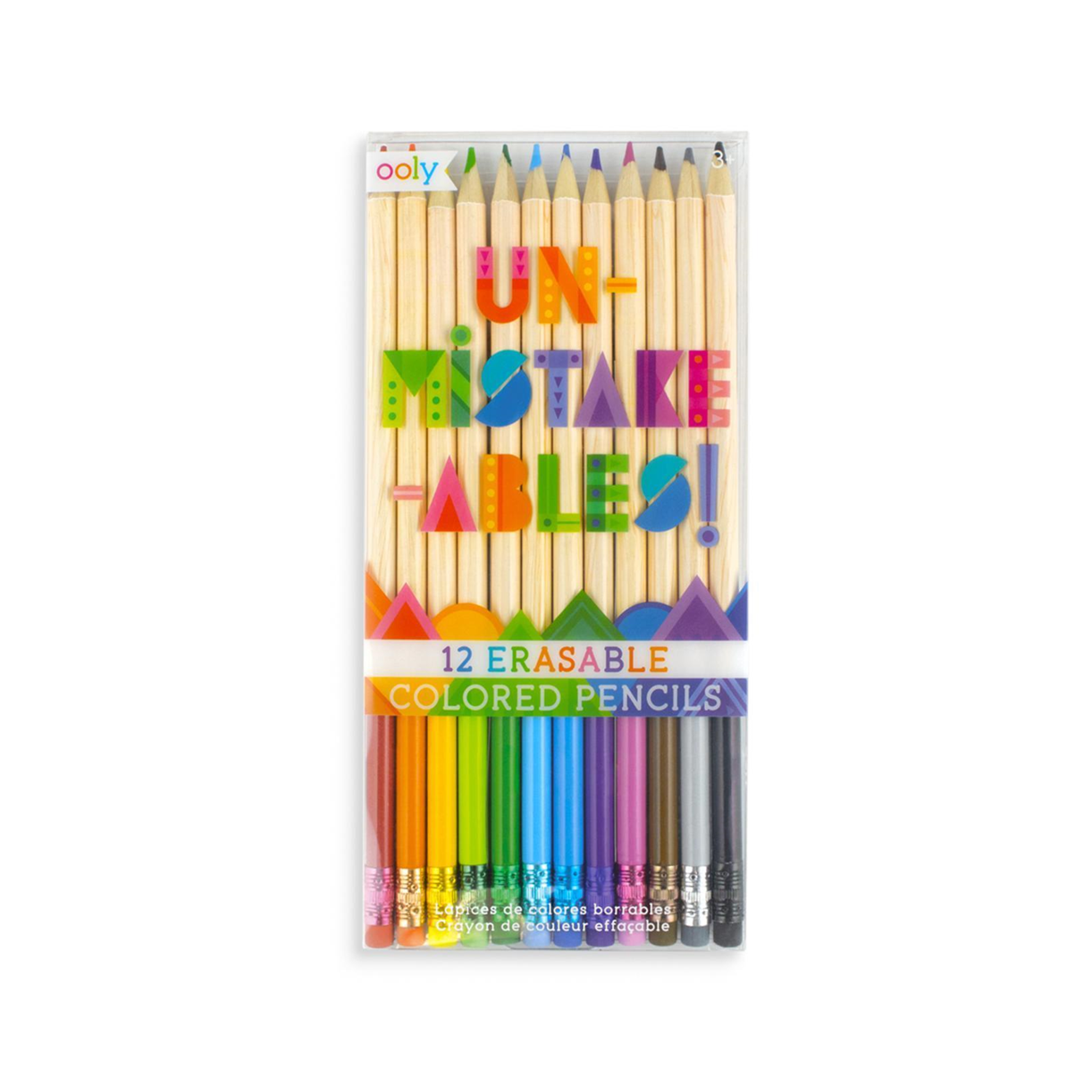 OOLY Un-mistakeables Erasable Colored Pencils